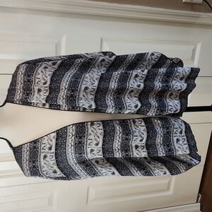Heart and Soul,  Excellent condition,  Women's Beach Cover Up,  Black, white,
